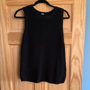 Old Navy Sleeveless Knit Tank Top - Black